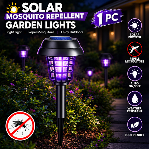 Solar mosquito killer fly - solar,