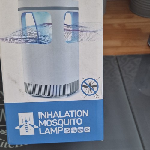 White mosquito lamp trap - white,