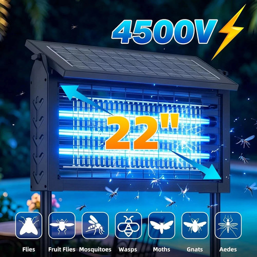 Solar bug zapper - solar,