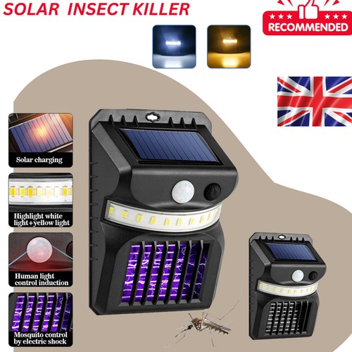 Solar powered mosquito - powered,