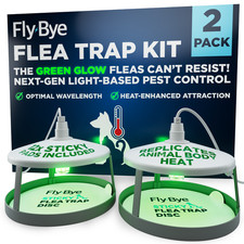 Flea Trap x2 Electric Lamp