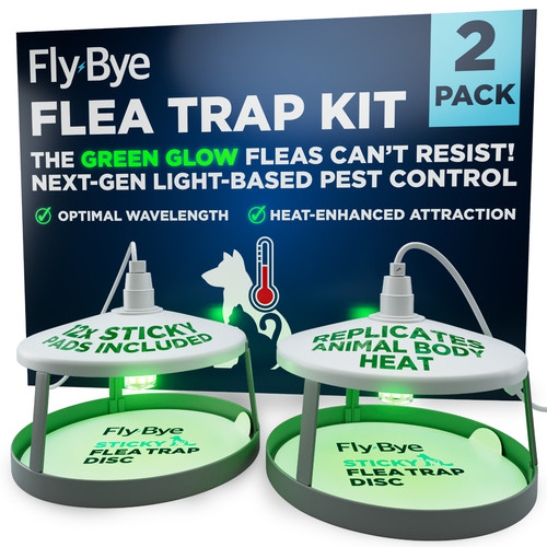 Flea trap electric lamp - trap, x2
